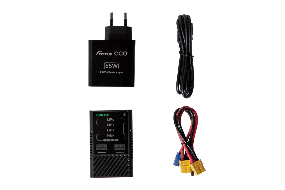 iMars G-Tech USB-C Mini charger with 65W power supply