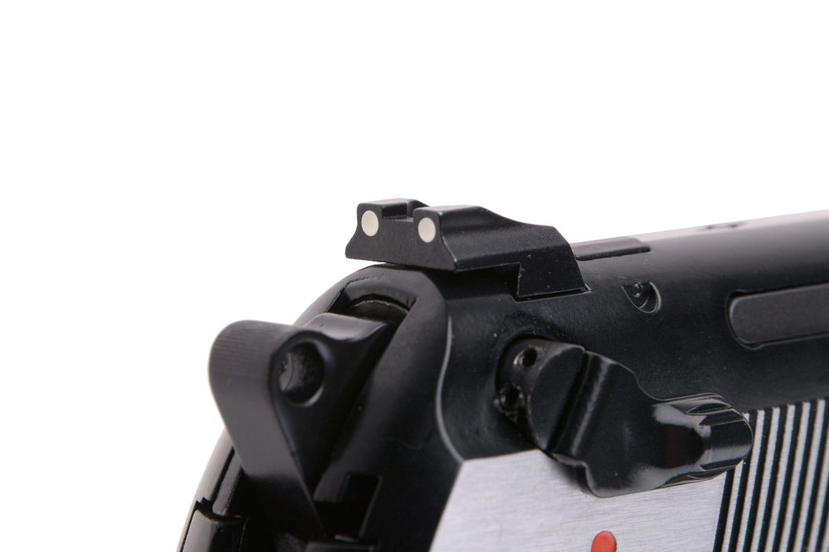 Samurai Edge Standard V2 pistol replica. M9 Full Auto - Black/Silver
