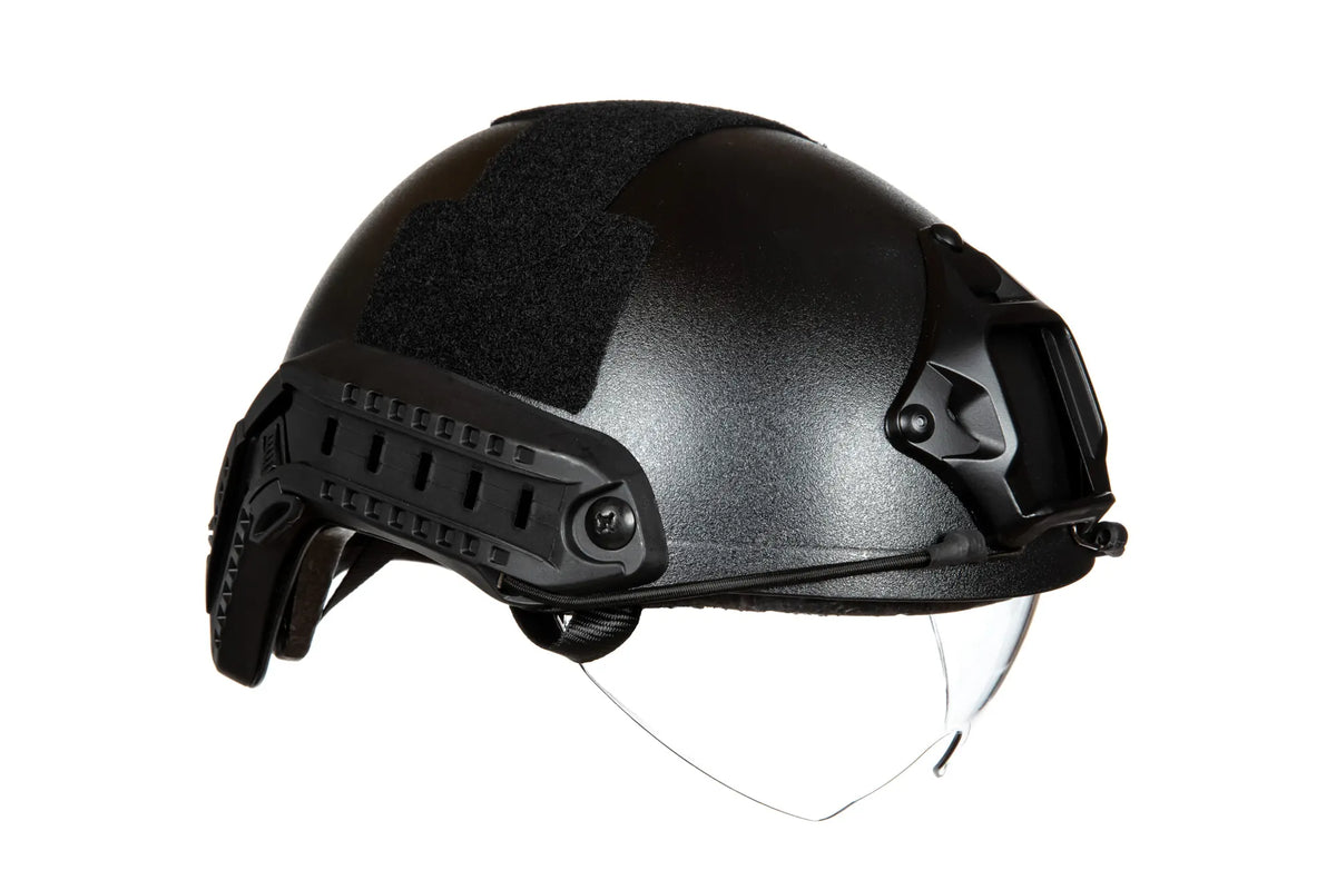 X-Shield MH helmet replica with goggles - Black