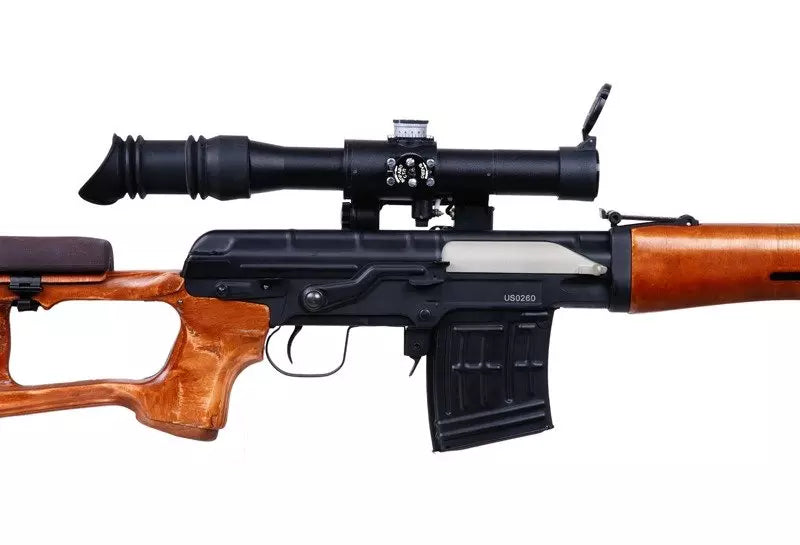 CM057 CUSTOM rifle replica with the POSP scope