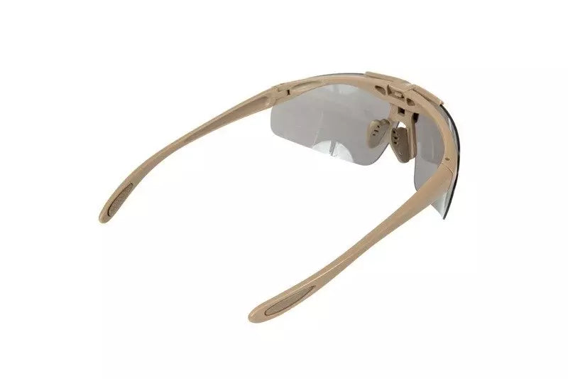 Tactical glasses - kit - tan