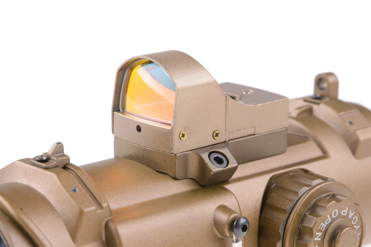 4x32E spotting scope with mini collimator - FDE