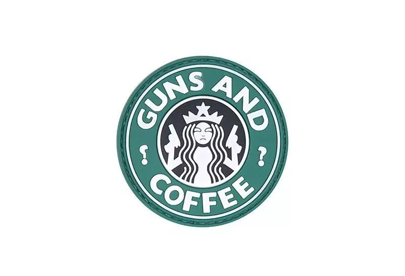 Patch 3D - Guns and Coffee