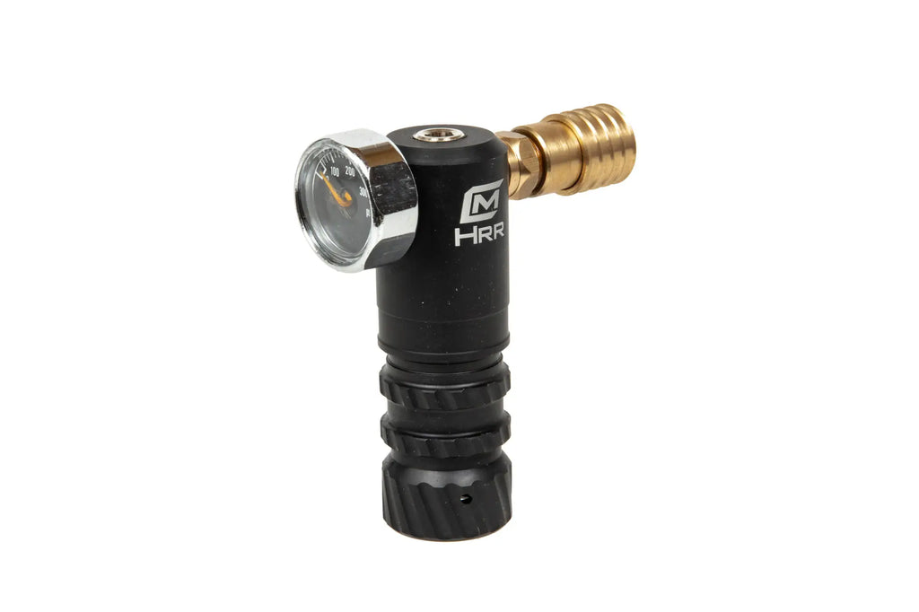 HRR Regulator with QD US fitting and side manometer (max 250psi)
