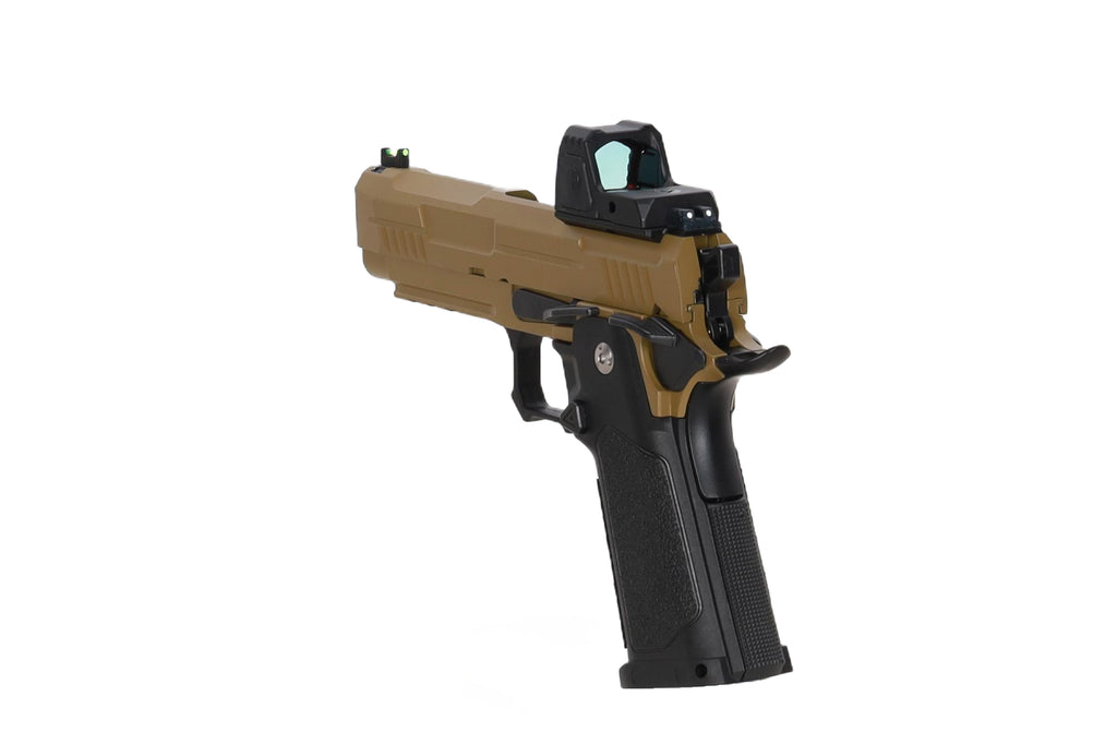 Arcturus Hi-Capa Vanguard 4.3" GBB Pistol (Optics Ready/Kolimator ARS-1) - Half-Tan