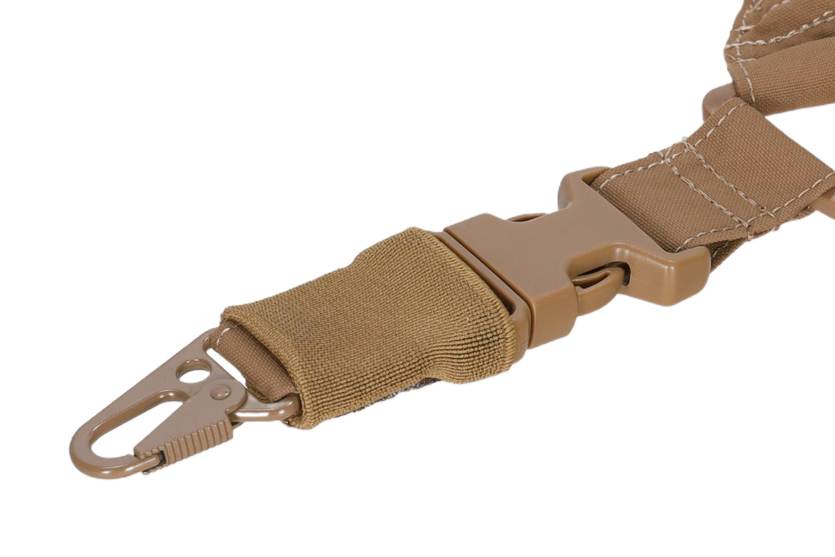 1-punktowy pas nośny SATAC Bungee typ 1 Coyote Brown