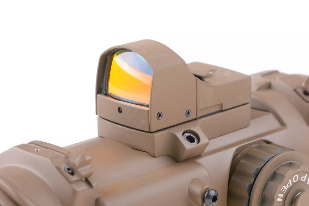 4x32E spotting scope with mini collimator - tan