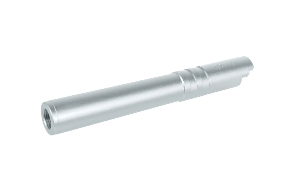 Aluminium 5KU external barrel for TM Hi-Capa 5.1 replicas Silver