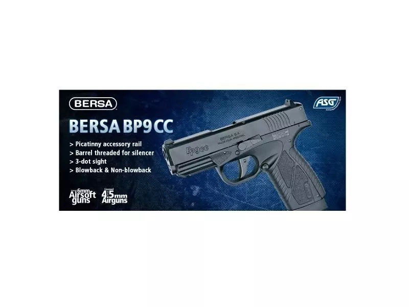 Bersa BP9CC GBB Pistol Replica