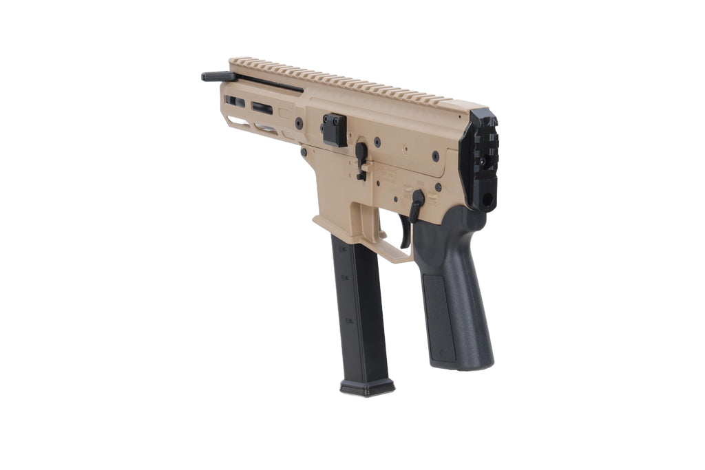 Lambda Defence x Angstadt Arms MDP-9 Tan airsoft machine gun