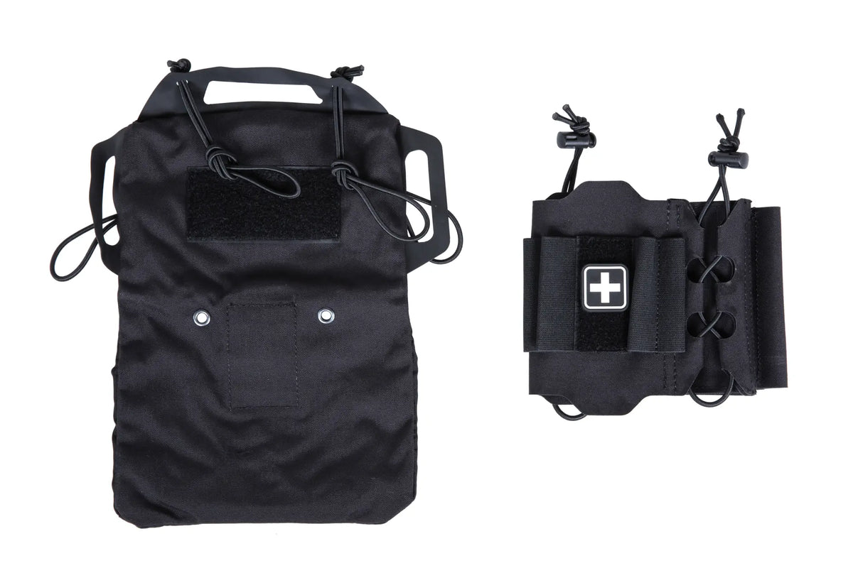 Tactical tear-off first aid kit with Velcro Wosport Black