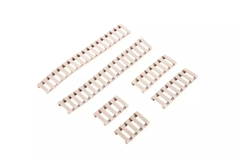 Set of RIS rail covering panels - dark earth
