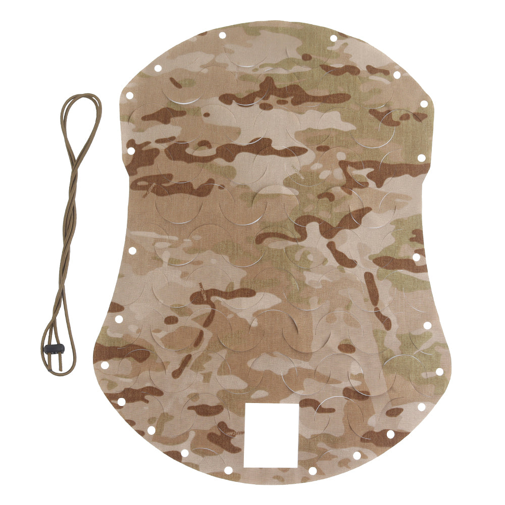 Universal helmet masking Wosport Laser Cut Cover Multicam Arid