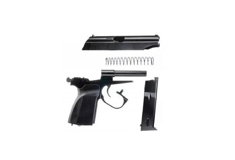 MK Pistol Replica with a Silencer - black