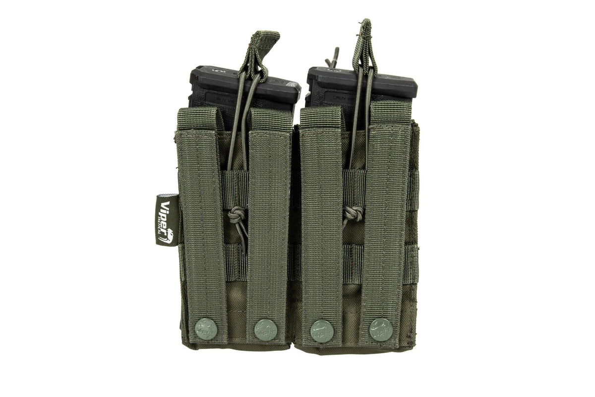 M4/M16 type double magazine pouch - olive