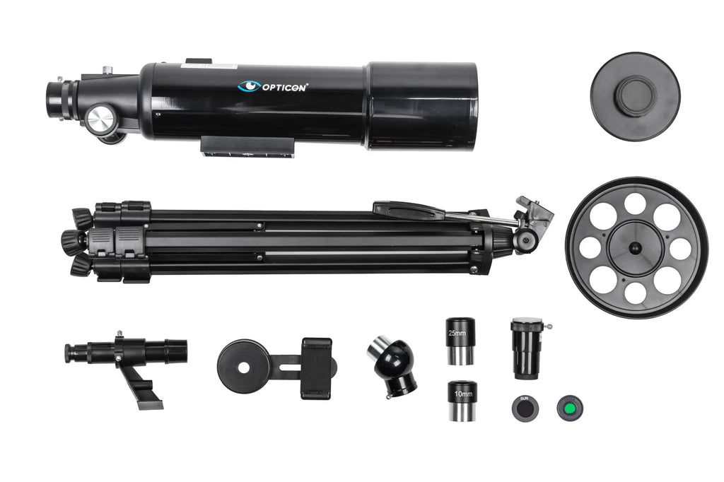 Lenticular telescope Opticon D80F500