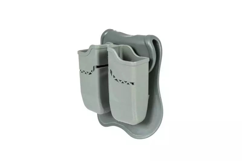 Glock double magazine pouch - grey