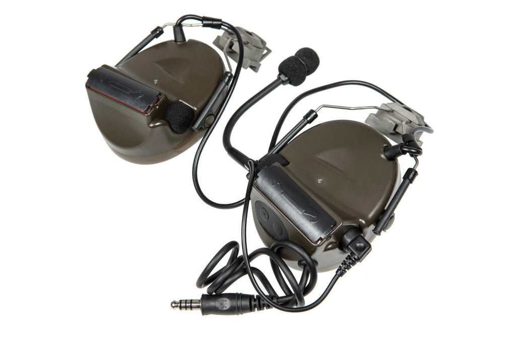 Z031 Headset for FAST Helmets - Foliage Green