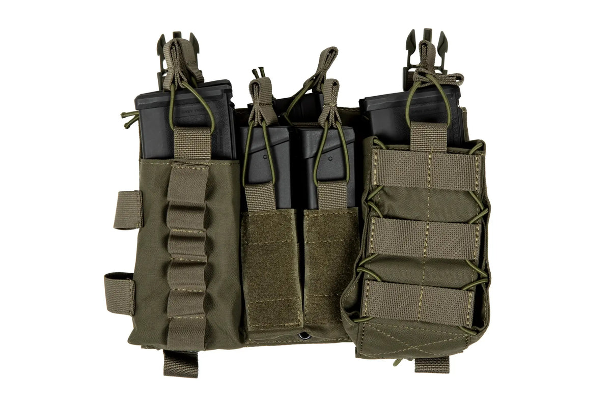 Inta panel for waistcoats - Ranger Green