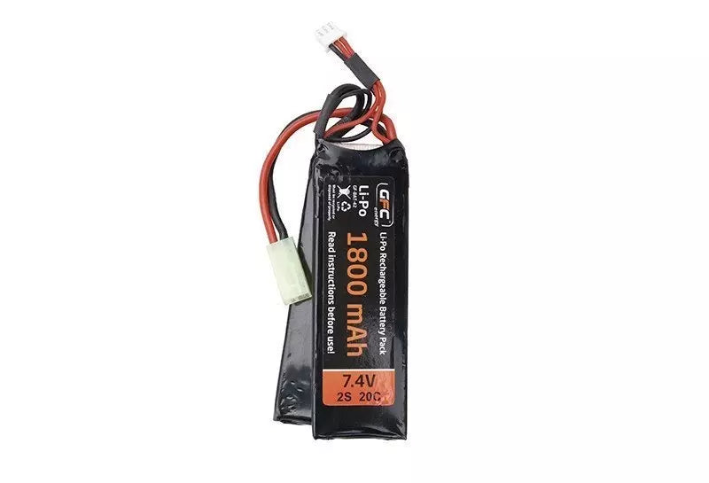 LiPo 7.4V 1800mAh 20/40C 2-module battery