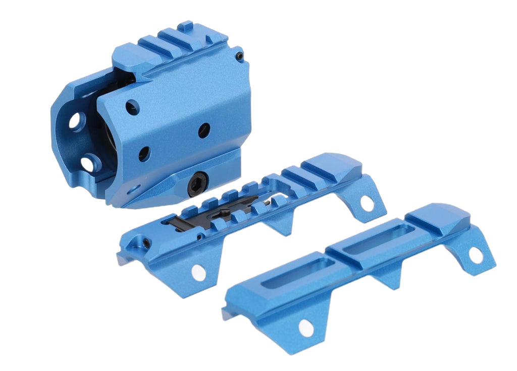 King Arms x Strike Industries mounting kit for Gridlok® rail Blue