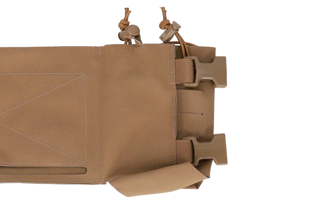 Wosport Chassis I administration panel for the Chest Rig MK4 Coyote Brown waistcoat