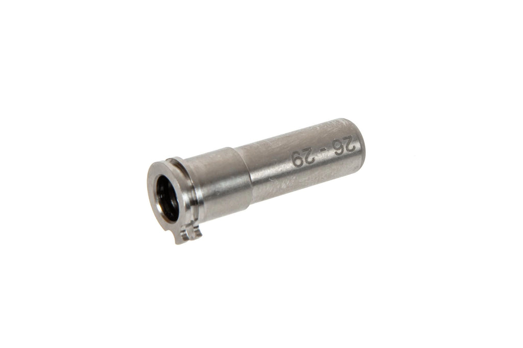 CNC adjustable titanium nozzle for AEG replicas - 26mm - 29mm