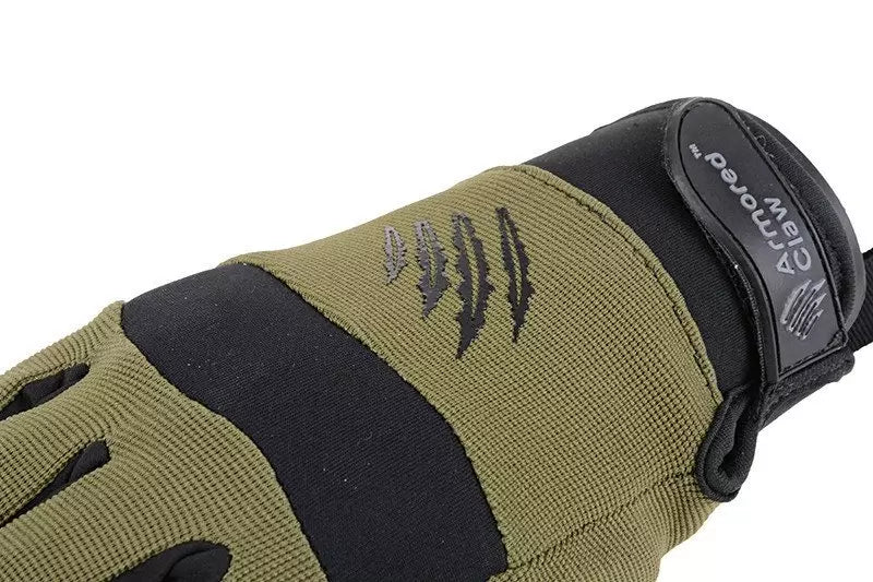 Armored Claw Shooter Cold Weather Tactical Gloves - olive