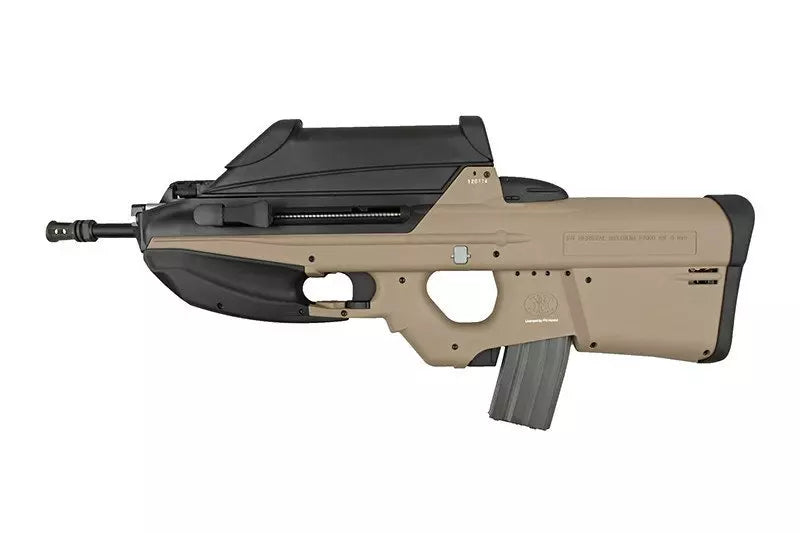 FN F2000 assault rifle replica with scope - tan