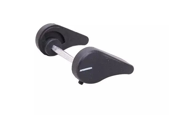 Ambidextrous firing mode selector lever for the MP5 type replicas