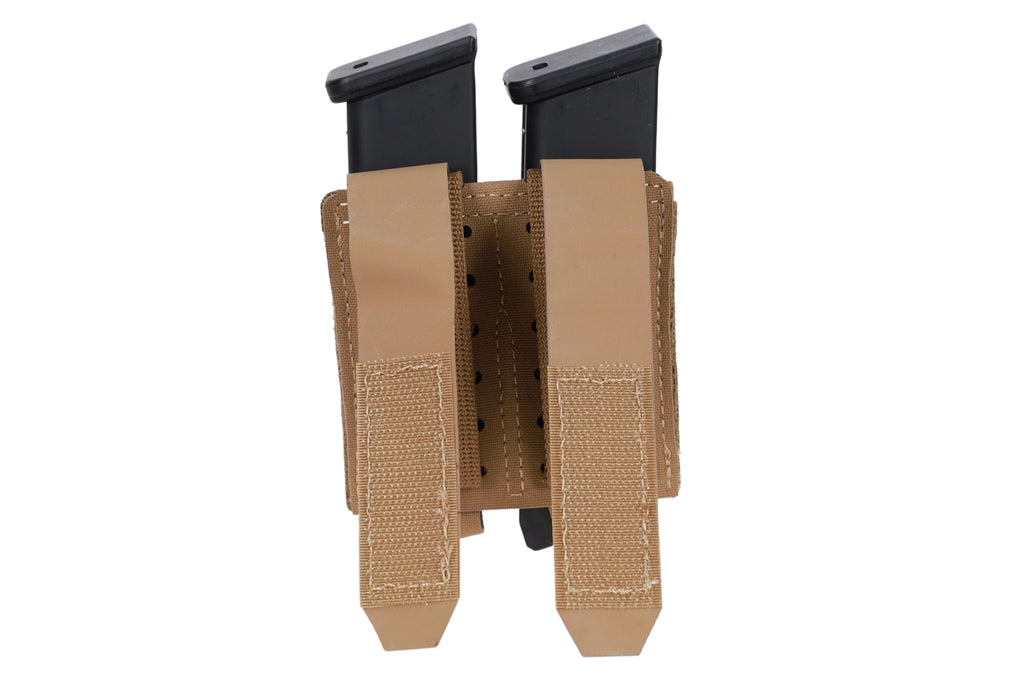 Wosport double pistol magazine loader MG-126 Coyote Brown