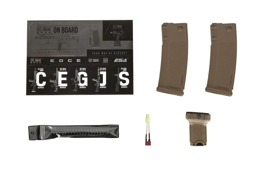 SA-E06 EDGE™ Carbine Replica - Half-Tan - Heavy Ops Stock