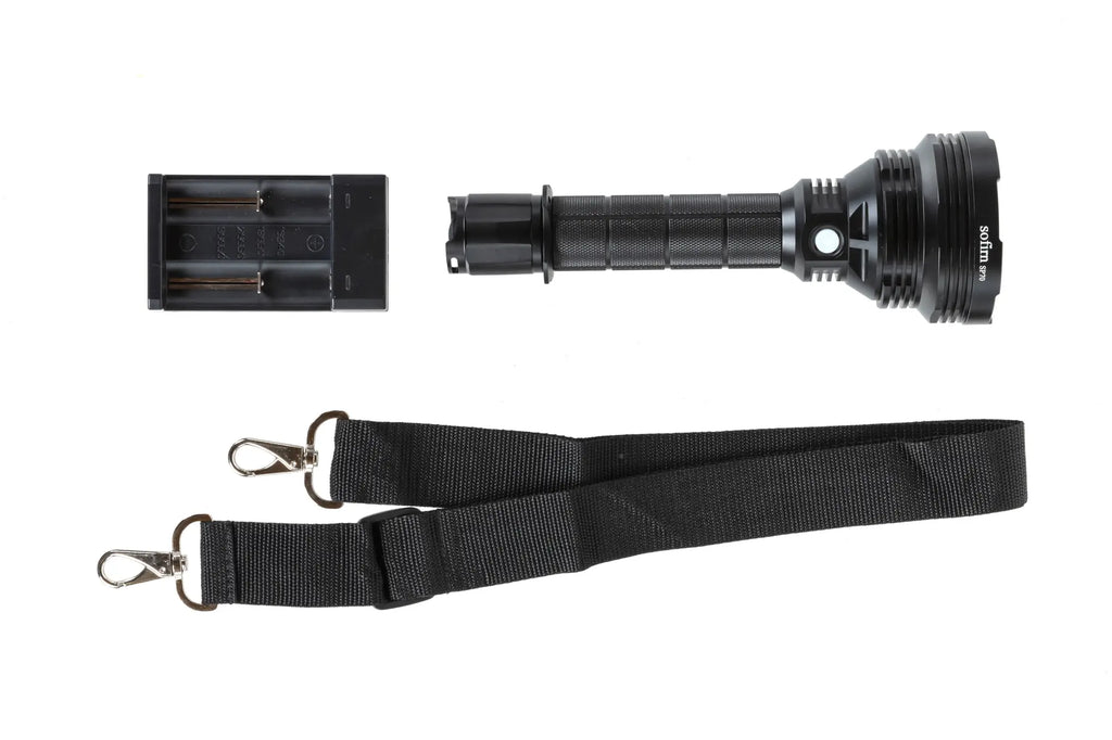 Sofirn SP70 torch with batteries Black