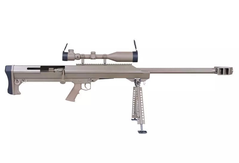 SW-01 sniper rifle replica (with scope) - tan