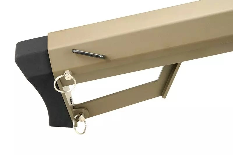 SW-02A CQB sniper rifle replica with scope and bipod - tan