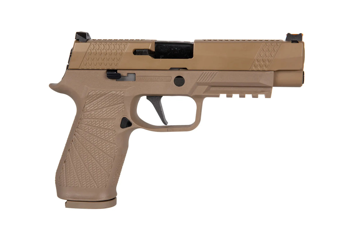 WE F17 Green Gas Pistol replica TAN