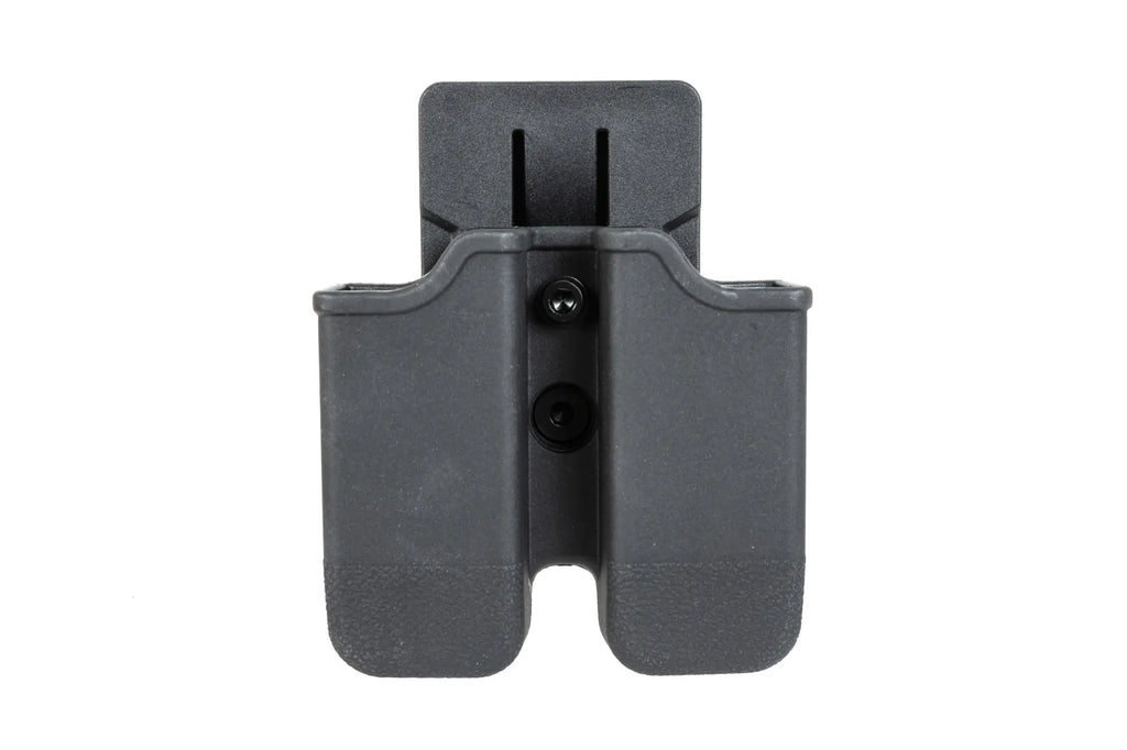 Double pistol magazine pouch - black