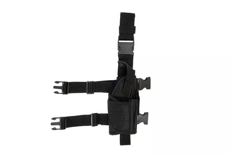 Thigh holster with magazine pouch