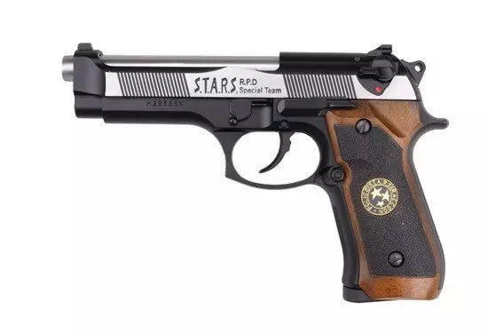 WE-2058 BIOHAZARD pistol replica - 2 tone