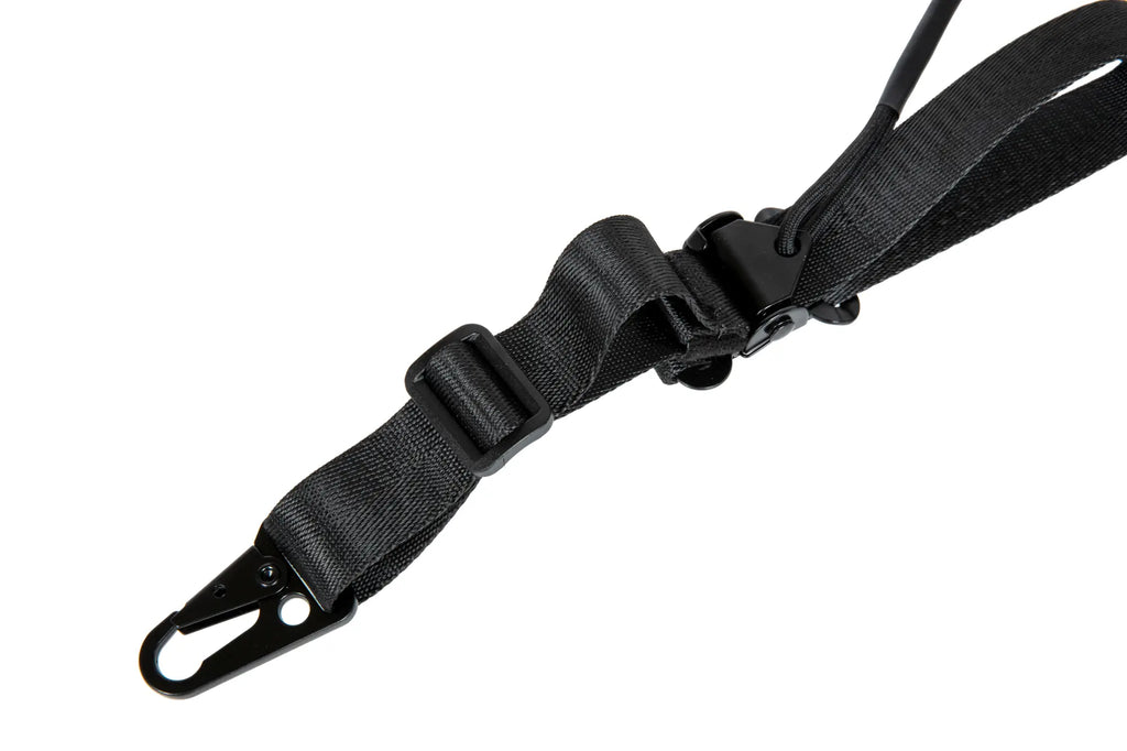 Adjustable 2-point Tactical Sling with Padding - Black