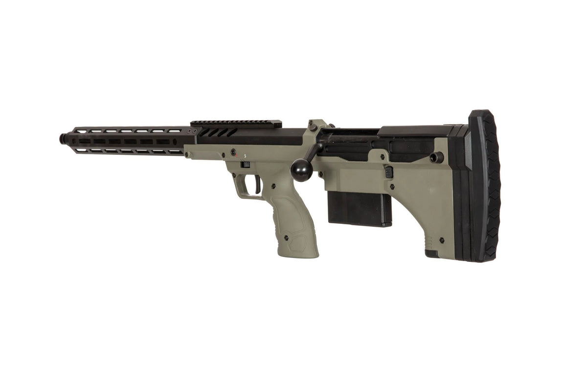 Desert Tech SRS-A2/M2 22” (Left-Handed) Sniper Rifle Replica - Olive Drab