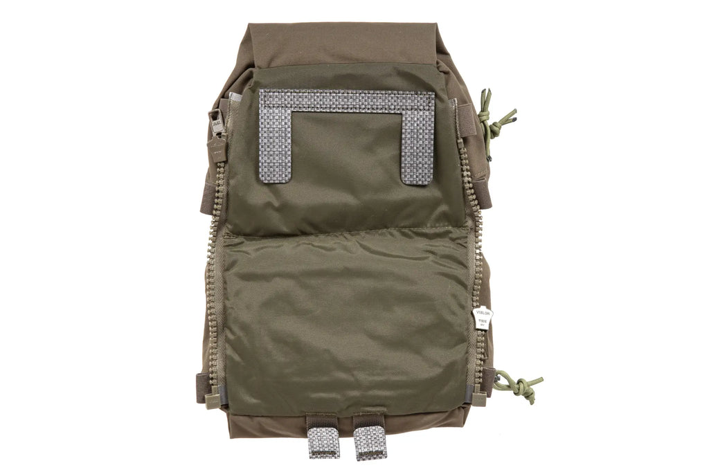 Back panel with MOLLE system for the V5 PC Wosport Ranger Green tactical vest