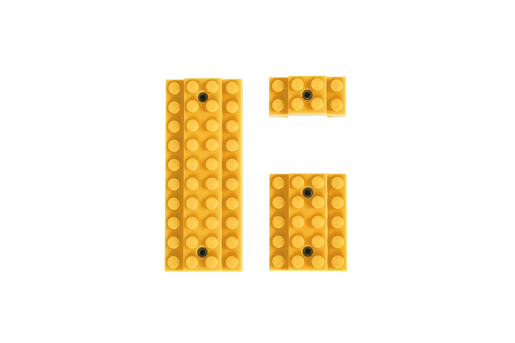 Rail covers RIS blocks - Yellow