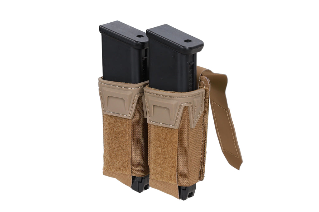 Wosport double pistol magazine loader MG-126 Coyote Brown