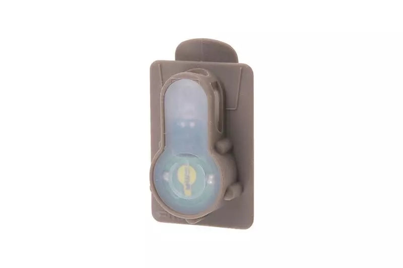 Lightbuck Card Button electronic marker - Dark Earth (green light)