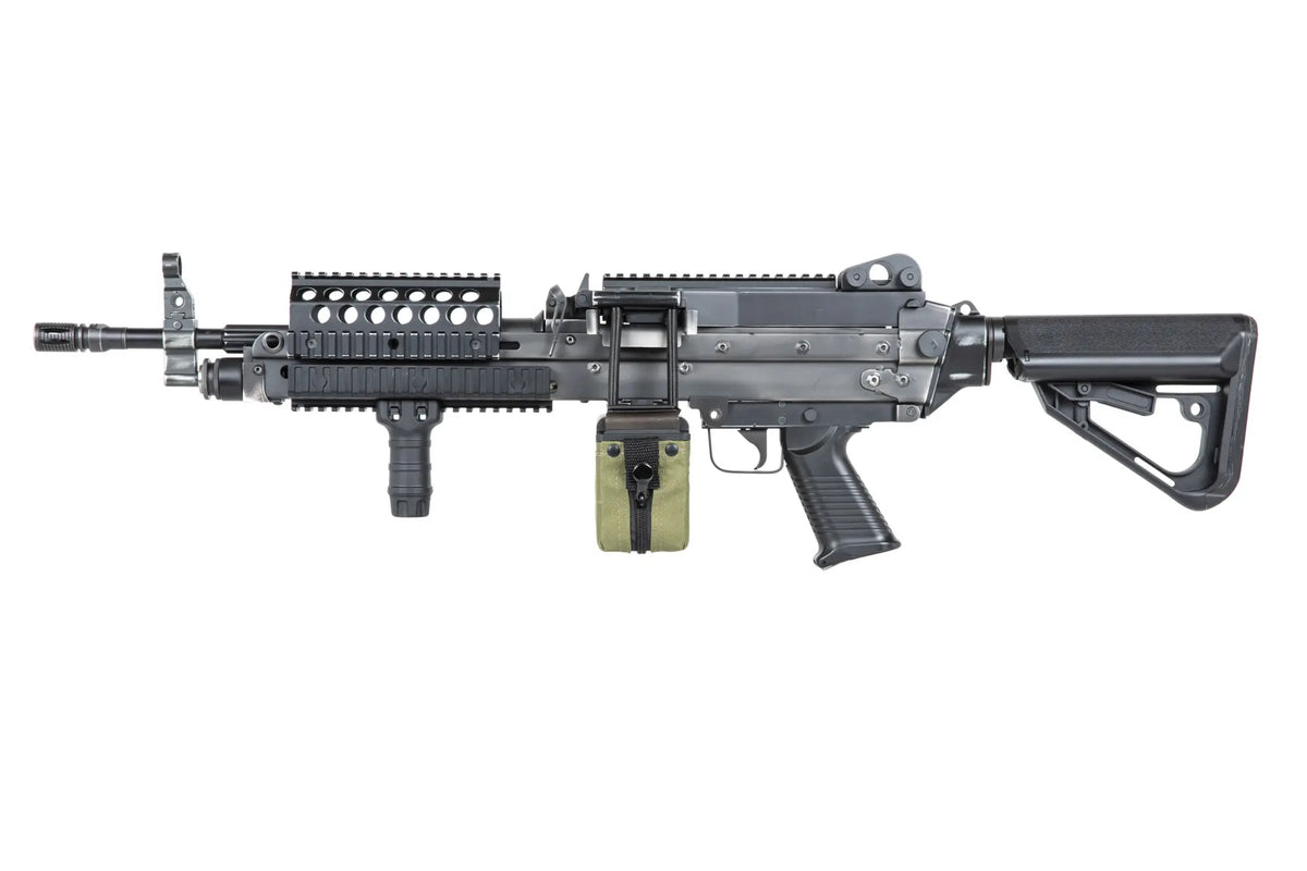 airsoft machine gun A&amp;K MK 46 MOD 0 Battleworn Black