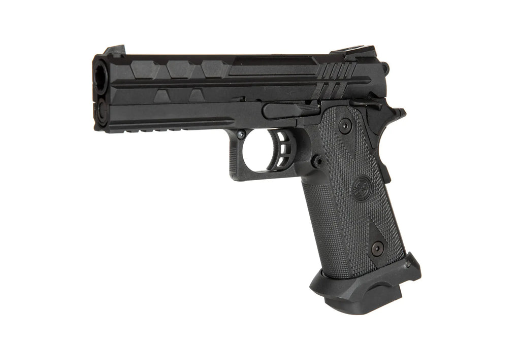 TARTARUS MK I 4.3 Green Gas Pistol Replica - Black"