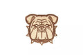 Bulldog Head 2 Patch - DSRT"