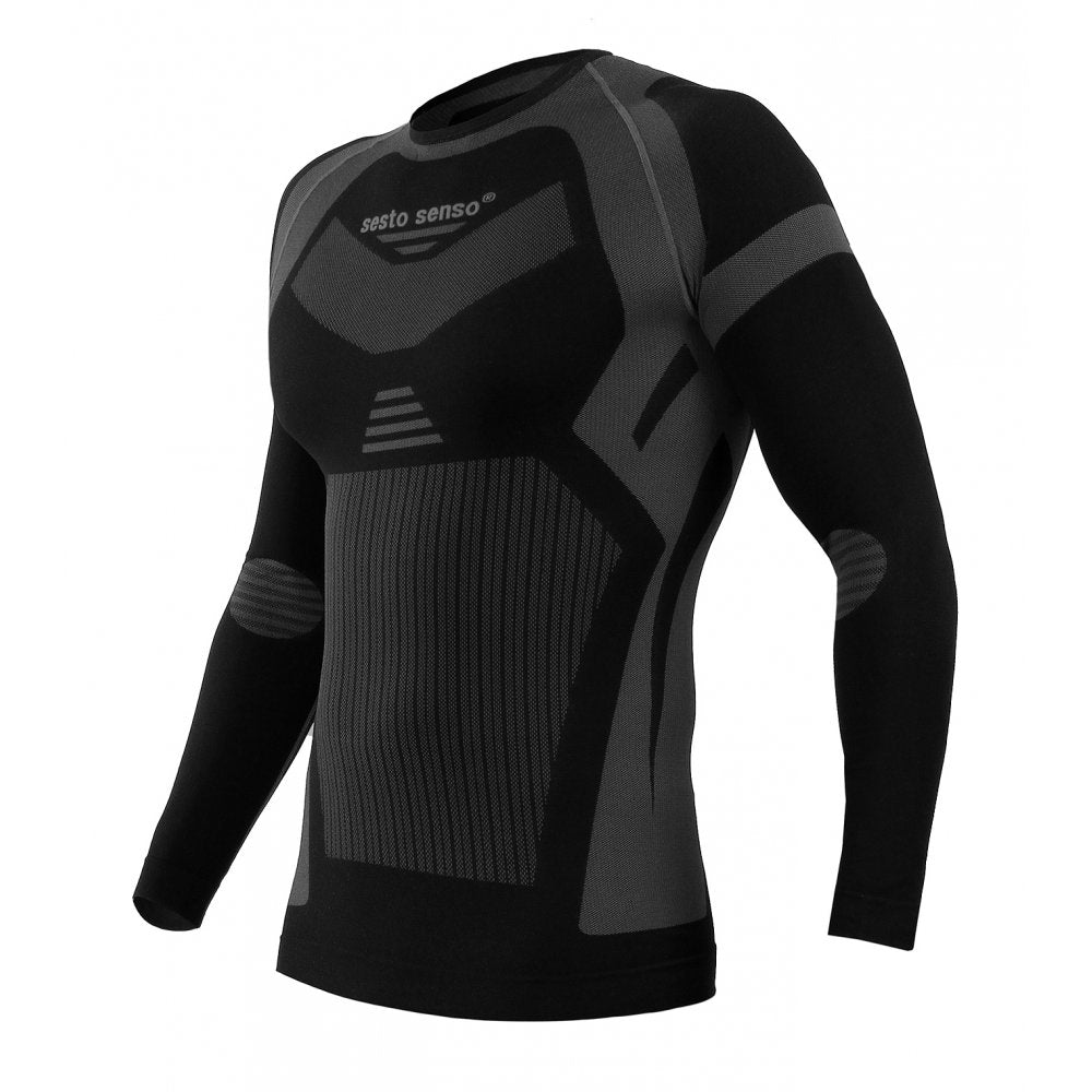 Sesto Senso Thermo Active CL16 long sleeve thermal T-shirt Grey-black