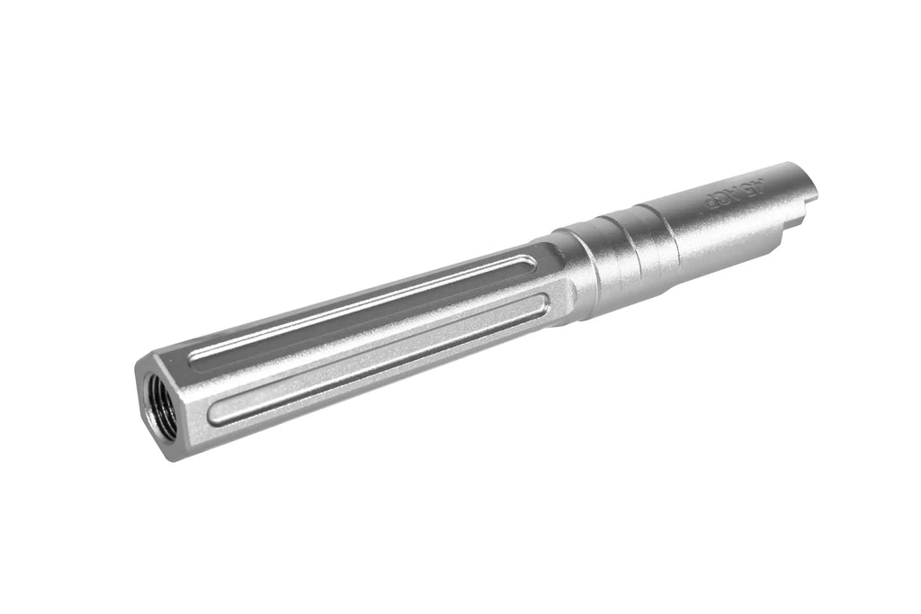 Aluminium outer barrel LA Capa Customs HEXCUT for TM Hi-Capa 5.1 replica Silver